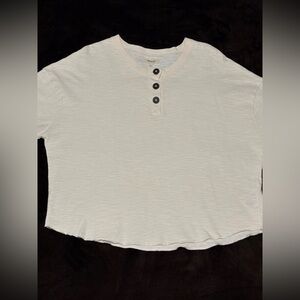 MADEWELL Henley T-shirt.  Sz L